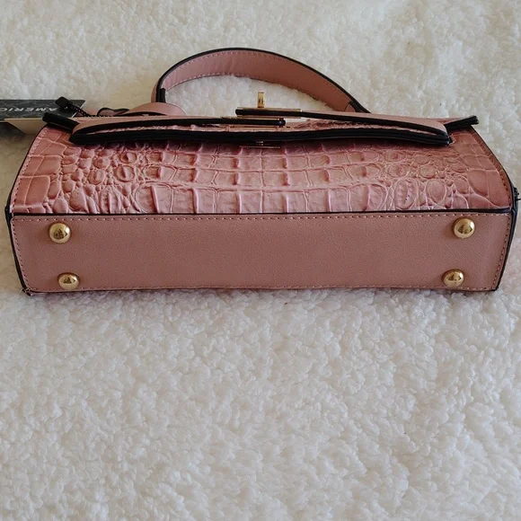NWT Pink American Bee Purse with crossbody removable strap - Picture 11 of 14